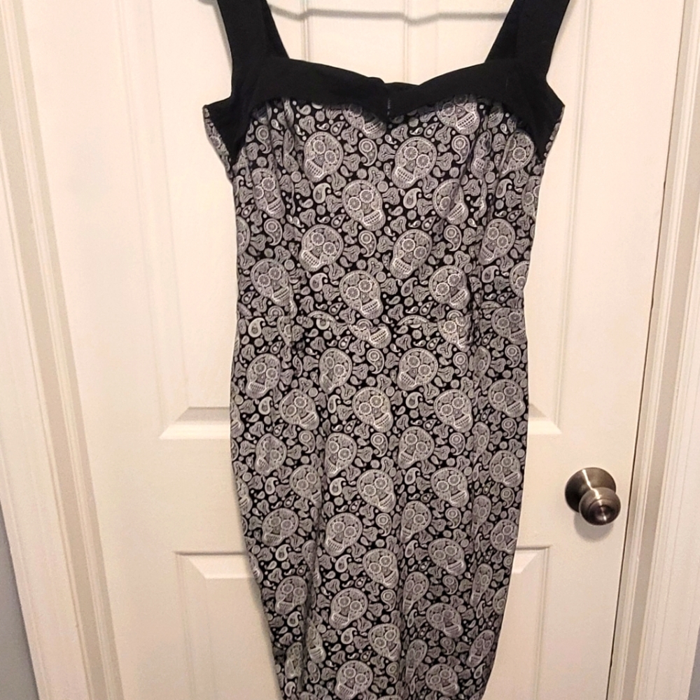 Switchblade Stiletto Sugar Skull Dress